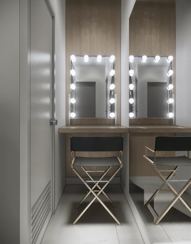 Makeup and vanity station for creators